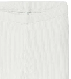 Name It Leggings - Rib - NbnKab - Cloud Dancer
