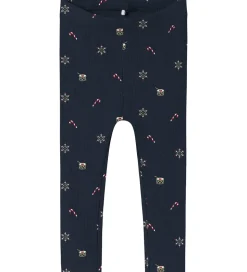 Name It Leggings - Rib - NbnRoko - Navy Blazer