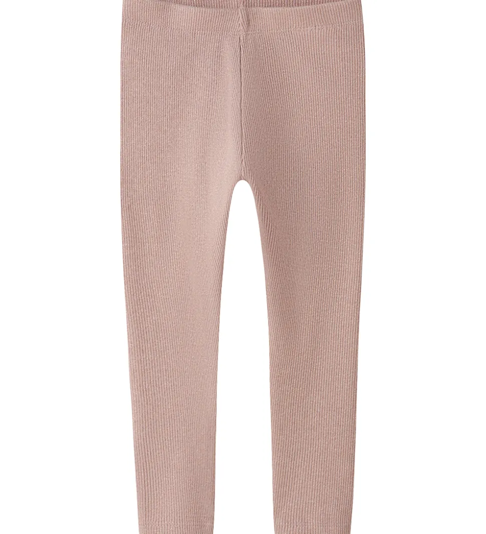 Name It Leggings - Rib - NmfSiclo - Keepsake Lilac m. Glimmer