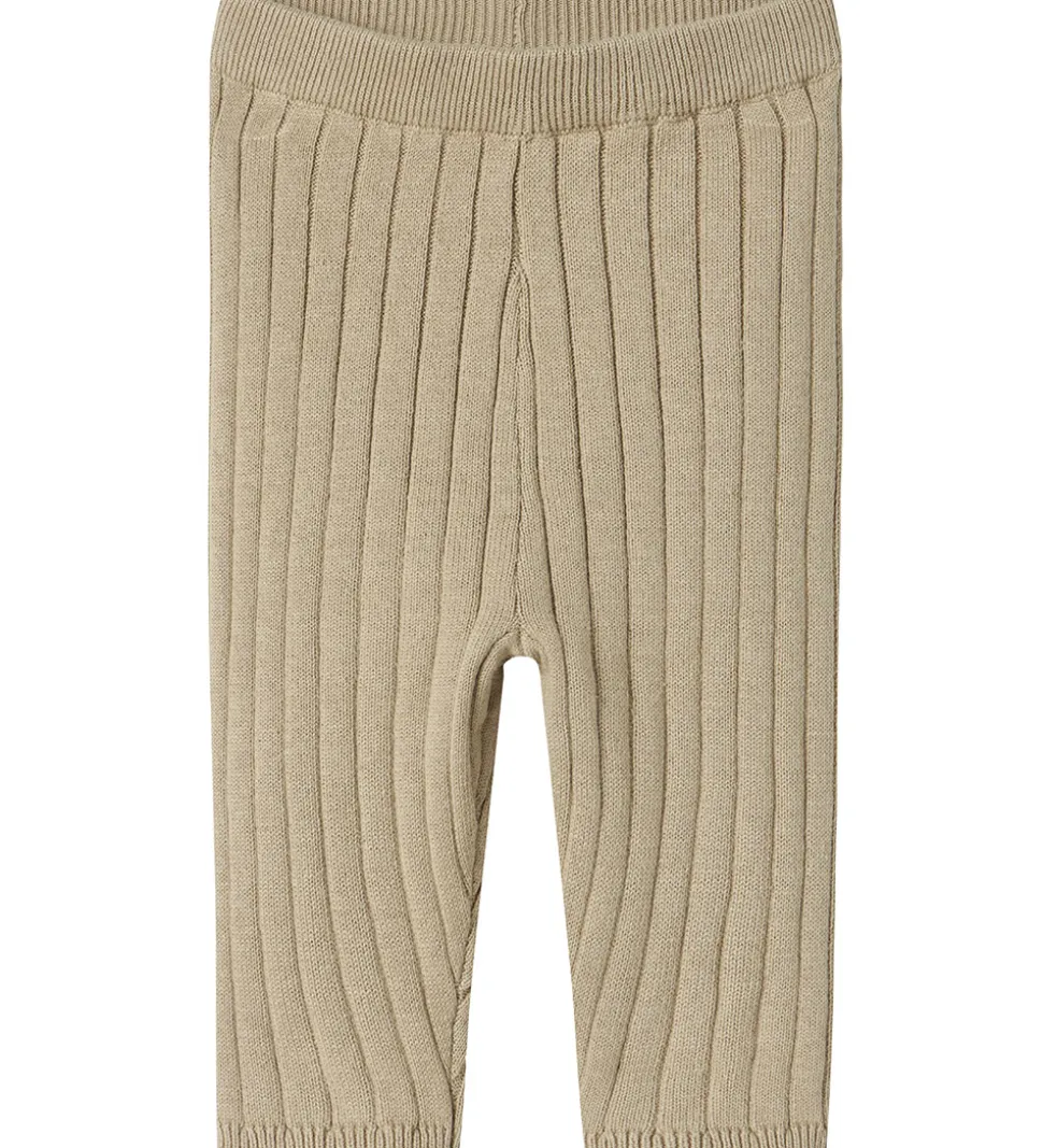 Name It Leggings - Strik - Rib - NbnOmun - Island Fossil