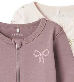 Name It Natdragt - Noos - 2-pak - NbfNightsuit - Barely Pink