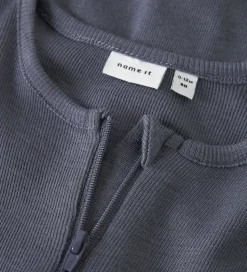 Name It Natdragt - Uld/Silke - Rib - NbmWossa - Folkstone Gray