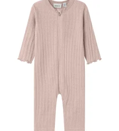 Name It Natdragt - Uld/Silke - Rib - NbfWossa - Shadow Gray