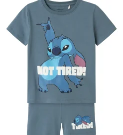 Name It Nattøj - 2-delt - NmmArush - Stitch - Blue Mirage