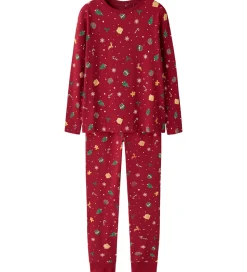 Name It Nattøj - NknVismas - Jester Red/Xmas AOP Red