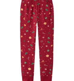 Name It Nattøj - NknVismas - Jester Red/Xmas AOP Red