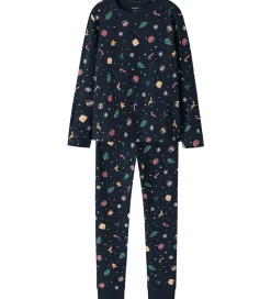 Name It Nattøj - NknVismas - Navy Blazer/Xmas AOP Navy