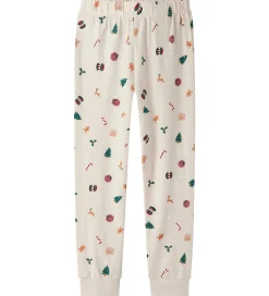 Name It Nattøj - NknVismas - Whitecap Gray/Xmas AOP