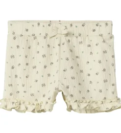 Name It Shorts - NmfJannis - Bleached Sand m. Blomster