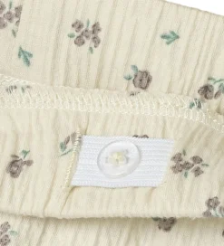 Name It Shorts - NmfJannis - Bleached Sand m. Blomster