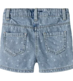 Name It Shorts - NmfRose - Light Blue Denim/Dots