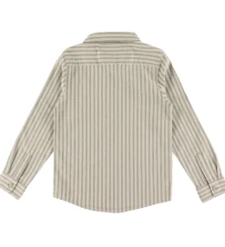 Name It Skjorte - NkmRekid - Island Fossil/Thin Stripe in Delici