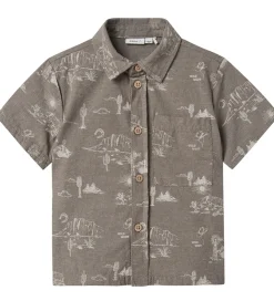 Name It Skjorte - Nmmhestern - Walnut