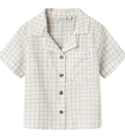 Name It Skjorte k/æ - NmmHalom - Bright White