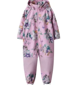 Name It Softshelldragt m. Fleece - Noos - NmfAlfa08 - Pink Laven