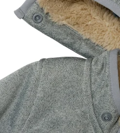 Name It Softshelldragt m. Fleece - NbnMada08 - Grey Melange m. Ø