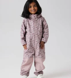 Name It Softshelldragt m. Fleece - Noos - NmfAlfa - Woodrose/Blo