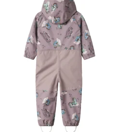 Name It Softshelldragt m. Fleece - Noos - NmfAlfa08 - Purple Dov