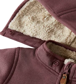 Name It Softshelldragt m. Fleece - NbnMada08 - Rose Brown m. Øre