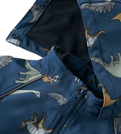 Name It Softshelldragt m. Fleece - Noos - NmmAlfa08 - Dark Demin