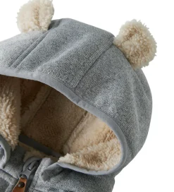 Name It Softshelljakke m. Fleece - NbnMada08 - Grey Melange m. Ø