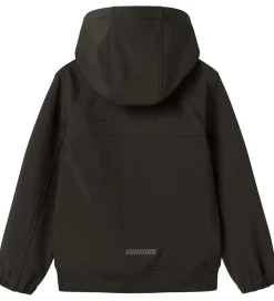 Name It Softshelljakke m. Fleece - NkmAlfa08 - Cool Block - Sort
