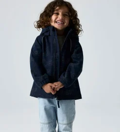 Name It Softshelljakke m. Fleece - NmmAlfa08 - Dark Sapphire m.