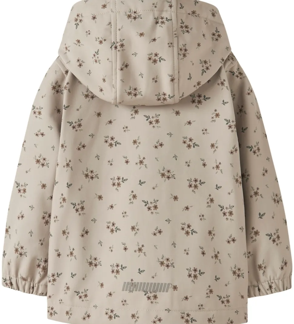 Name It Softshelljakke m. Fleece - NmfAlfa08 - Pure Cashmere/Bou