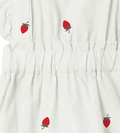 Name it Sommerdragt - NbfDerilla - Bright White/STAWBERRY