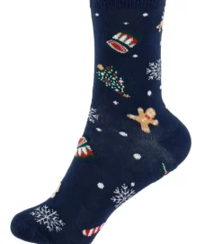 Name it Strømper - 3-pak - NknVismas - Jester Red/Navy Blazer +