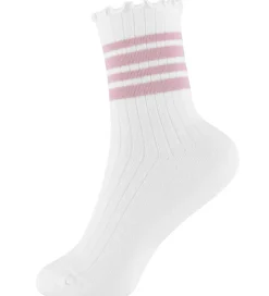 Name It Strømper - Rib - NkfSille - Bright White/Keepsake Lilac