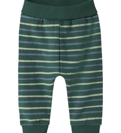 Name It Sweatpants - NbmVimmer - Bistro Green/Stripes
