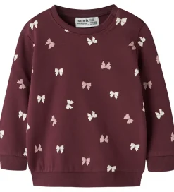Name It Sweatshirt - NbfVimone - Burgundy/Bow