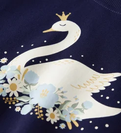 Name It Sweatshirt - NmfVenus - Beacon Blue/Princess Swan