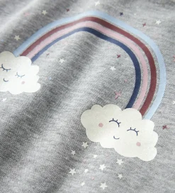 Name It Sweatshirt - NmfVenus - Grey Melange/Rainbow Clouds