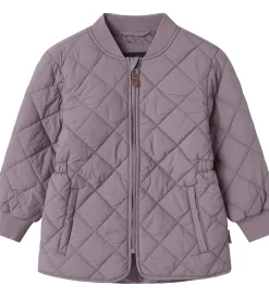 Name It Termojakke - NmfMarlin - Quilt - Gray Ridge