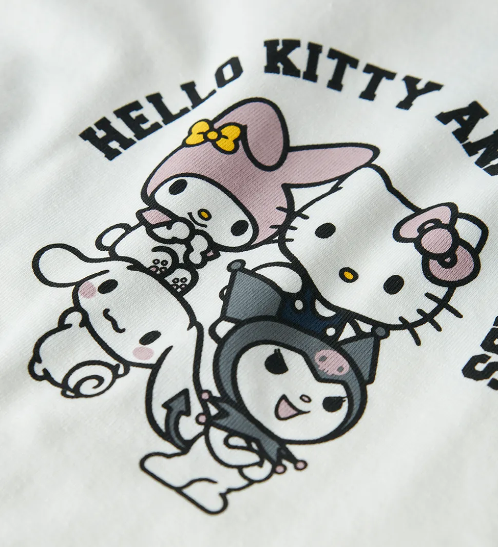 Name It T-shirt - NkfOda - Hello Kitty - Cloud Dancer