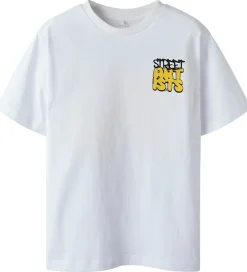 Name It T-shirt - NkmKillian - Bright White/Street Art