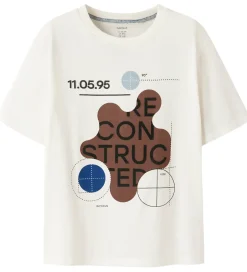 Name It T-Shirt - NkmOakley - Cloud Dancer