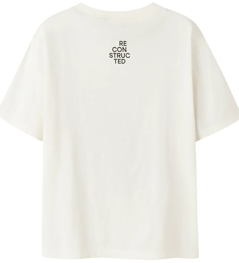 Name It T-Shirt - NkmOakley - Cloud Dancer