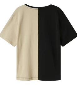 Name It T-shirt - NkmOzzi - Sort/Beige