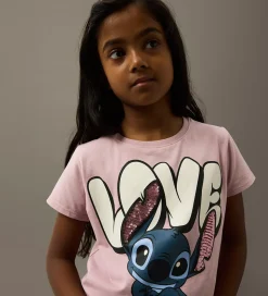 Name It T-shirt - Stitch - NkfOdina - Keepsake Lilac