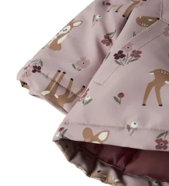 Name It Vinterjakke - NbfMaxi - Violet Ice/BAMBI