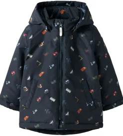 Name It Vinterjakke - NmmMax - Dark Sapphire/TRANSPORT