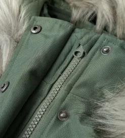 Name It Vinterjakke - NOOS - NkfMilla Parka - Agave Green
