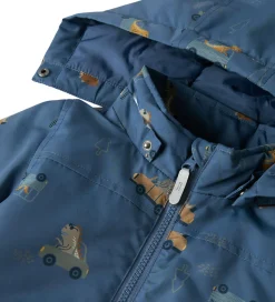 Name It Vinterjakke - Noos - NmmMax - Vintage Indigo/Dino Car