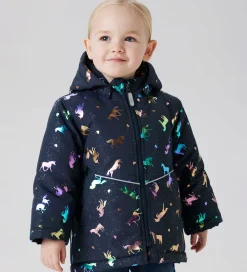 Name It Vinterjakke - Noos - NmfMaxi - Dark Sapphire/Unicorn