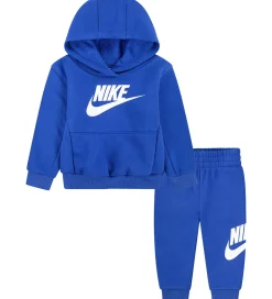 Nike Sweatsæt - Hættetrøje/Sweatpants - Game Royal