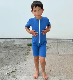 Petit Crabe Badeheldragt - Noe - UV50+ - Sapphire m. Kanin