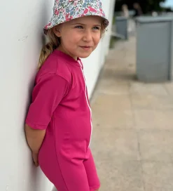 Petit Crabe Badeheldragt - Noe - UV50+ - Mulberry m. Kanin